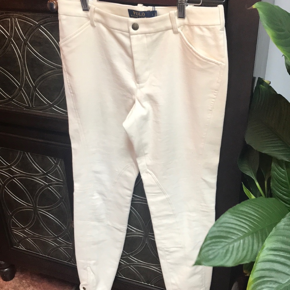RALPH LAUREN cream pants